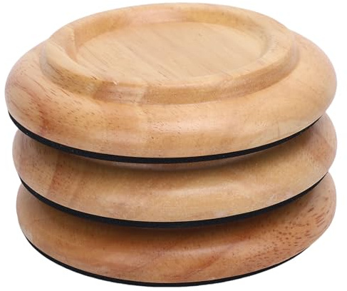 3st Hardwood Piano Caster Cups, Non Slip -ljudisolerade Golvskydd för Universella Möbler Fötter
