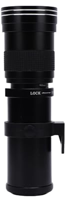 Andoer Objetivo telezoom manual 420-800 mm F8.3-16