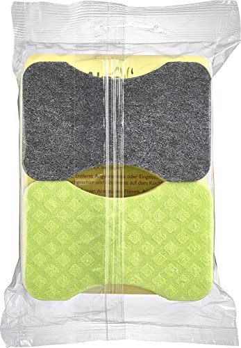AlmaWin® Traumzauber Eco Schwamm [2 Stück] - Spülschwamm mit Waschnuss-Seifendepot - Doppelseitiger Küchenschwamm für hartnäckigen Schmutz & schonende Reinigung - Topfreiniger Schwamm, VEGAN
