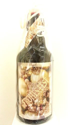 SünGross Weihnachts Geschenk, Riesen XXL Bierflasche Weihnachten, XXL Bierflasche Frohes Fest