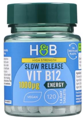 Holland & Barrett Timed Release Vitamin B12 100 Tablets 1000ug