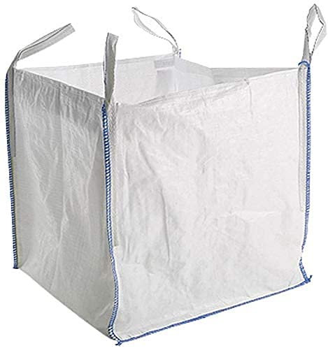 5 x 1 Ton Tonne FIBC Bulk Bag Heavy Duty for Garden Builder Waste Woven Jumbo (5 x)
