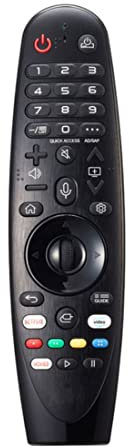 Jolly Line Telecomando di ricambio per Smart TV compatibile LG - con Controllo Vocale e simbologia come originale - Pronto all’uso - AN-MR20GA