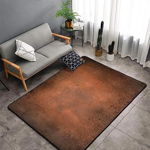 3D-Gedruckter Vintage Altes Kupfer Verbrannt Schmutzig Dunkel Antik 160 X 230 cm -Kunstteppich, Dekorativer Teppich Für Schlafzimmer, Kinderzimmer Oder Wohnzimmer - Polyester-Soft-Touch, Lei -9H2X-A4