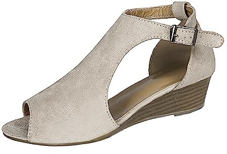 Gold Ballet Flats Sandals - Black Tan Strappy Open Back Heels Flats for Women