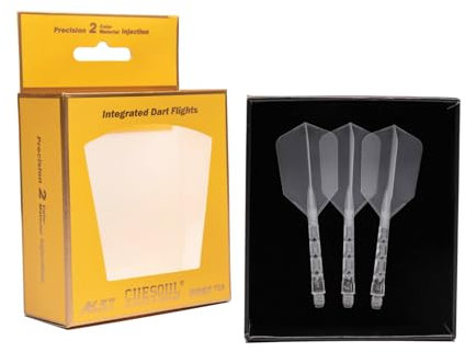 CUESOUL ROST T19 Integrierter Dartschaft und Flight Slim Shape, 3er-Set