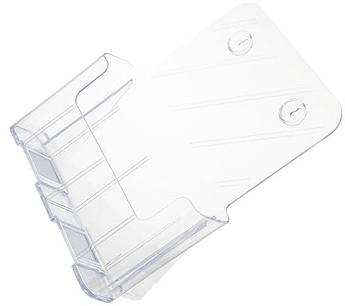 STOBOK Ausstellungsstand Überspannungsschutz aufzeichnen hängend Regaleinheit über dem Türorganizer Book Shelves bücherstützen Klarsichtbroschürenhalter Prospektständer p.s Transparent