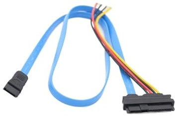 NIWPPKIMX Adaptateur de connecteur de câble SAS vers SATA 29 broches femelle 4 broches mâle convertisseur câble adaptateur SAS for disque dur adaptateur de câble d'alimentation