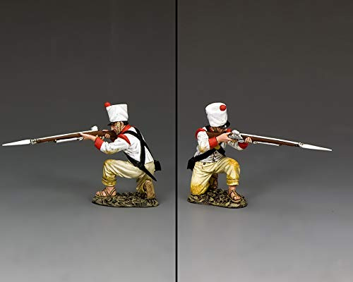 King & Country Toy Soldiers Remember The Alamo RTA106 Mexican Soldier Kneeling Firing Rifle 1:30 Scale Metal