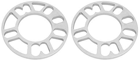 Wheel Spacers, Hub Wheel Shims 2PCS 10mm Aluminum Alloy Wheel Spacer Spacers Plate Shims Universal Fit for 4/5 Stud Wheel for 0.5” Spacers 5x127 10mm Wheel Spacer 5x114.3 4x100 Car Wheel Spacers