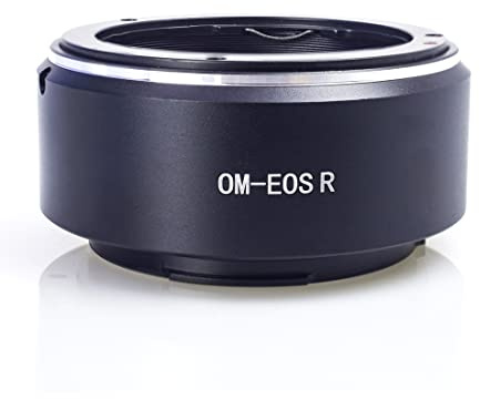 OM-EOS R objektivadapter adapterring till för OM 35 mm objektiv kompatibel för EF R-Mount kamera EF RF RP, OM till EOS R Lens adapter