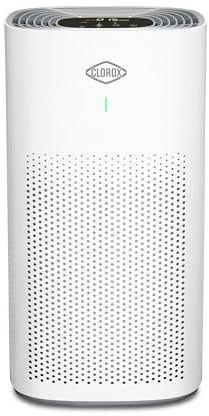 Clorox HEPA Air Purifiers for Home, True HEPA Filter, Large Rooms Up to 1,500 Sq Ft, Removes 99.9% of Mold, Viruses, Wildfire Smoke, Allergens, Pet Allergies, Dust, AUTO Mode, Whisper Quiet