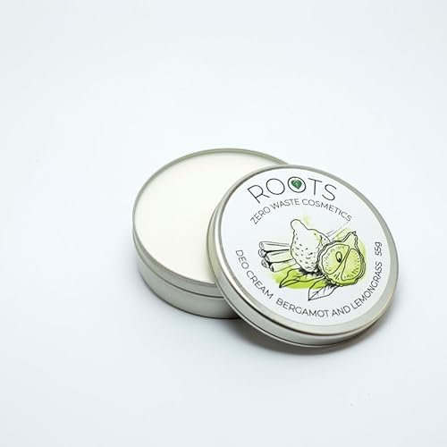 Natural Deodorant Crème Bergamot & Citron ROOTS Zero Waste Cosmetics