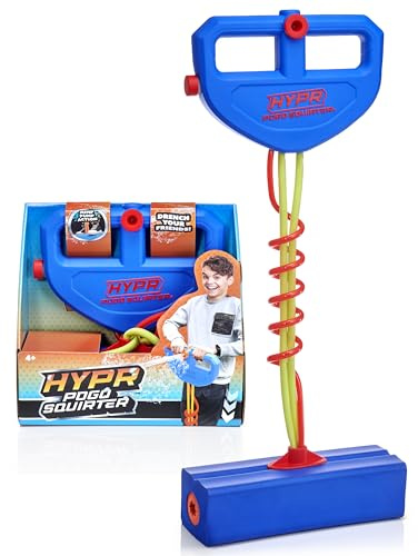 WOW! STUFF HYPR POGO Squirter|Girls or Boys Toys ages 3 4 5 6 7 8 9 | Ultimate Pogo stick jumper with Pogo soaker action| The Soft Foam Pogo Water Blaster |Fun Indoor and Outdoor Garden toys