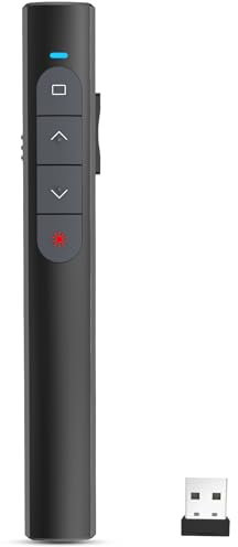 Wireless Presenter Präsentation, Presenter Powerpoint Fernbedienung Präsentationsfernbedienung Pointer Unterstützt Hyperlink/Lautstärkeregler