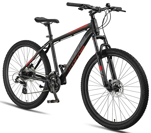 Licorne Bike Diamond Plus (svart/röd, 27,5 tum)