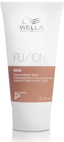 Wella Professionals FUSION Intense Repair Mask - Intense Repair Detangling Hair Mask for Dry & Damaged Hair - Smoothening, Boost Shine & Protect Hair Against Breakage (75ml)