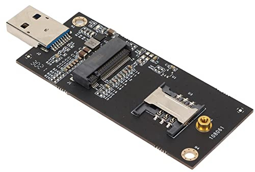 SUNGOOYUE 3G 4G WWAN LTE Adattatore Card con Slot della Scheda SIM, Adattatore da NGFF a USB 3.0 per OS X, Interfaccia della Scheda M.2 Supporto, Perfetta per i Professionisti del Networking