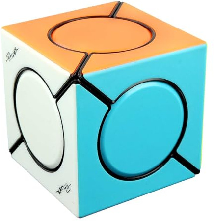 Logica Juegos - Cubo mágico Six Spot - Cuboides - Skewb - Cubo Rompecabezas - Rompecabezas para Principiantes y para coleccionistas - Juegos lógicos - Speedcube - Cubo Ivy - Cubo fácil Click System