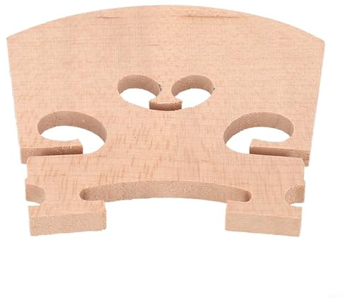Puente para violín, tamaño completo 4/4, 3/4, 1/2, 1/4, 1/8, 1/10, 1/16, puente de madera de arce para violín, pieza de repuesto para instrumento musical (tamaño 4/4)