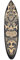 Interlifestyle Maori Tribal Deko Surfboard aus Holz 100cm Surfer Deko Surfbrett Polynesien
