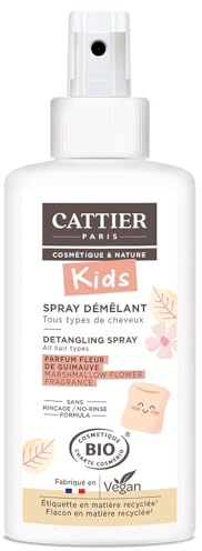 Cattier kids spray démêlant parfum fleur de guimauve 200ml