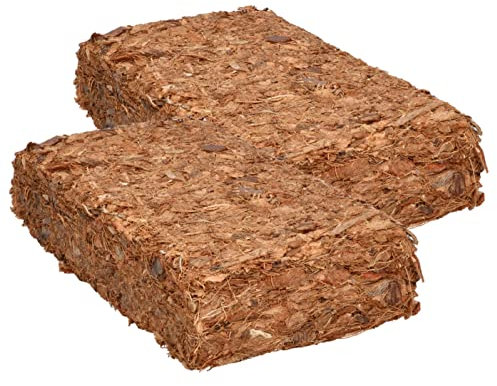 KOTARBAU® Terriccio di cocco naturale e senza torba per piante e terrari 2 x 500 g - 10 L Terriccio in fibra di cocco