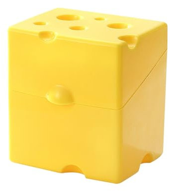 Fityle Contenitore per fette di formaggio Coperchio ribaltabile Scatola ermetica per frigorifero Forniture riutilizzabili