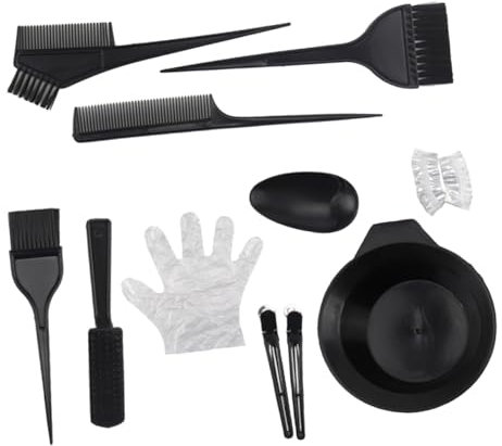 IWOWHERO Komplettes Haarfärbemittel-set 11-teilig Schüssel Zum Haarefärben Waschbar Wiederverwendbar