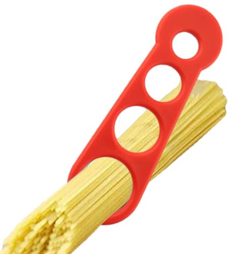 Pasta Measure Tool - 4 Spaghetti Measure Tool | Spaghetti Measuring Ruler, Stainless Steel Spaghetti Measurer Tool, Spaghetti Measuring Portion Control Tool, Multi-Functional Kitchen Gadgets