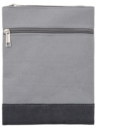 Leoberg Crossbag Tasche in verschiedenen Farben und Designs - Schultertasche aus Baumwolle in 302165-Grau-2