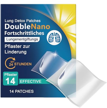 Soin pulmonaire - Amélioration du patch de fonction respiratoire | Confortable doux et doux | 14 pièces Pad Pad de nettoyage du poumon pour hommes à la maison, la récupération des femmes du Bie