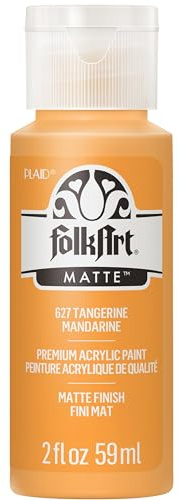 Folk Art Acrylic Paint in Assorted Colors (2 Ounce), 627 Tangerine