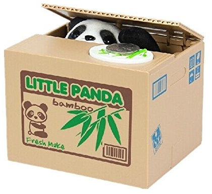 Itian Design Cute Panda volent l'argent boîte Tirelire économiser médaille boîte Tirelire