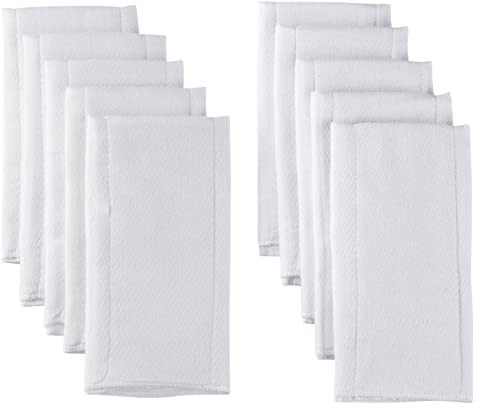 Gerber Unisex Baby Boys Girls Birdseye Prefold Cloth Diapers Multipack White Premiun 3-Ply 10 Pack