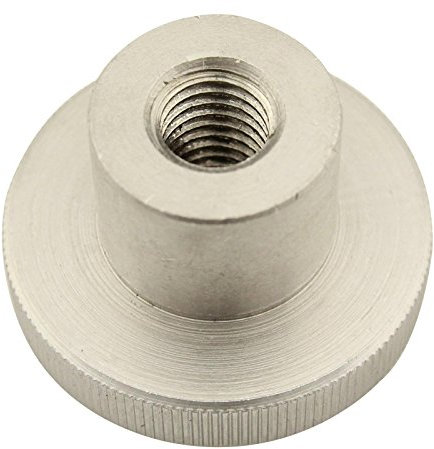 Rändelmutter (hohe Form) - M8 - (1 Stück) - DIN 466 - rostfreier Edelstahl A1 (VA) / NIRO - SC466 | SC-Normteile