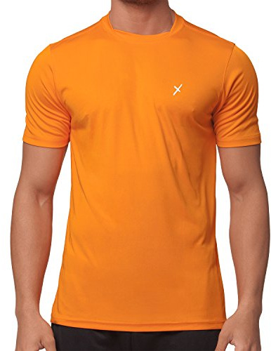 CFLEX Herren Sport Shirt Fitness T-Shirt Sportswear Collection - Orange L