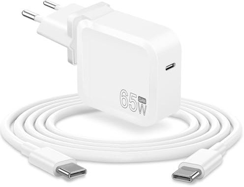 SiKER 65W USB C Chargeur Ordinateur Portable pour Apple MacBook/Pro, HP, Lenovo, ASUS, Acer, Dell, Xiaomi Air, Huawei Matebook, Chromebook, Thinkpad