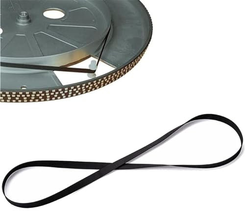 270 mm Correa para Tocadiscos, Correa de Goma para Tocadiscos de Repuesto, No es fácil de Romper Práctica transmisión para la mayoría de los Tipos de Tocadiscos accionados por Correa
