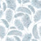 CiCiwind Self Adhesive Wallpaper Blue Leaf Contact Paper 41CM×10M Peel and Stick Wallpaper Waterproof Sticky Back Plastic Living Room Bedroom Bathroom Vinyl Stick on Wallpaper