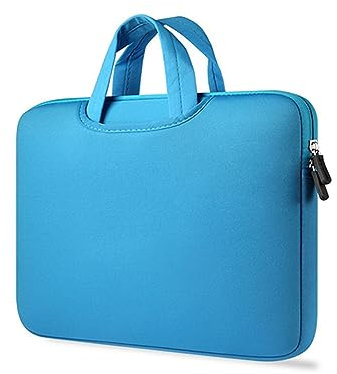 Bunte und plüschige Laptoptasche für Arbeit und Unterricht Beamer Taschen (Dark Blue, 11)