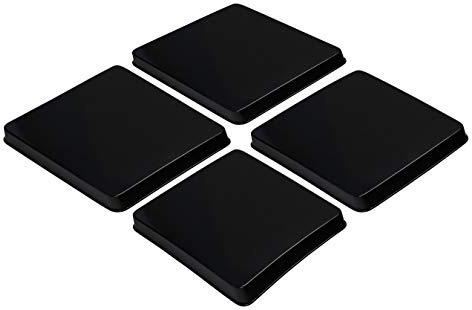 Reston Lloyd G-105-B Square Gas Stove Burner Covers, Set of 4, Black, 9 x 0.75 x 9 (Length x Width x Height)