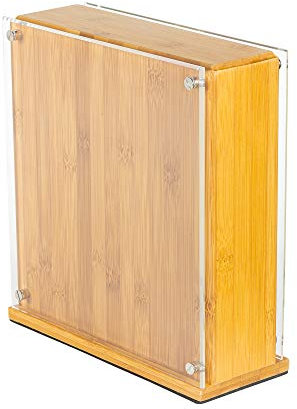 Rockingham Forge Bloque magnético de bambú para 6 cuchillos : soporte universal para guardar los cuchillos de cocina de forma sencilla e higiénica