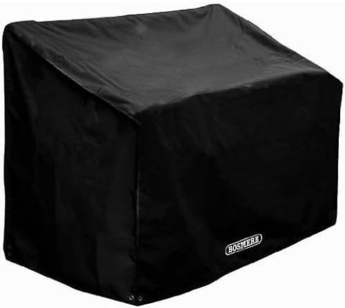 Bosmere All-Weather Garden Bench Cover, 100% Waterproof, UV Protected, Heavy Duty 600D Oxford Fabric, L134 D66 H89cm, A605C, Charcoal