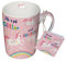Becher/Tasse 'Glitter&Unicorns'