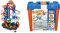 Hot Wheels GJL14 City Robo T Rex Megacity Parkgarage mit Spielzeug Dinosaurier inkl. 2 Spielzeugautos & GGP93 - Track Builder Mega Stunt Box mit Tracksets und Zubehör inkl. 2 Autos