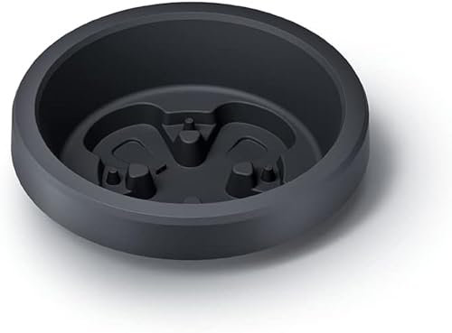 B2C Low Round Planter Plant Pot Flower Indoor Outdoor Garden Patio Home Large 60cm (Anthracite)