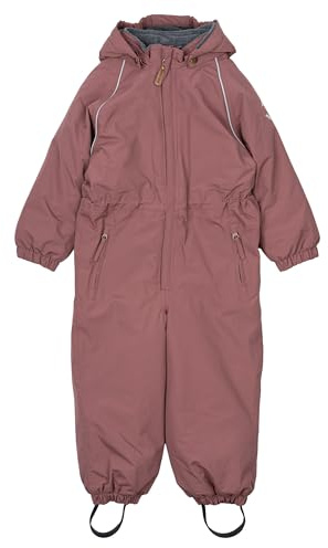 Mikk-line Schneeanzug Kinder 122 Rose Brown| Nylon Schneeanzug Kleinkinder | Schneeanzüge Für Jungen Und Mädchen Mit Wasserdicht 20.000 mm