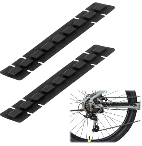 Miiqxx 2PCS MTB Chainstay Protector,Self-Adhesive Bike Chain Guard,Chainstay Protector MTB,Chain Guard for Mountain Bike for Chain Slap and Scratches for Road Mountain Off-Road Bikes