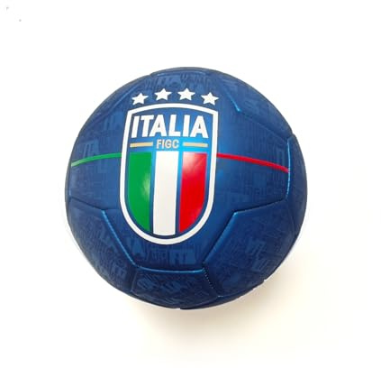 ITALIA FIGC Pallone da Calcio Ufficiale – Misura 2 – Palla Piccola per Divertimento e Allenamento – Licenza Originale